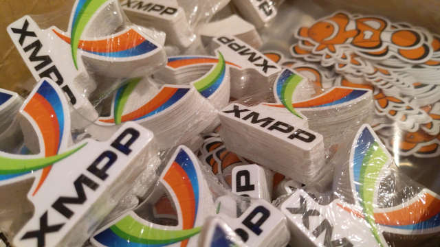 Plenty of XMPP Logo and OMEMO (fish) Stickers