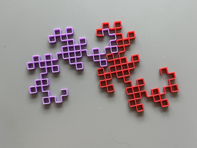 An n=8 dragon curve