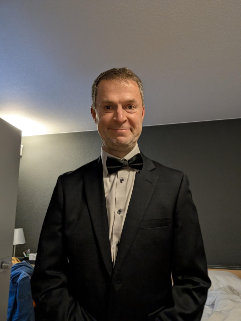 Daniel in suit and bowtie 