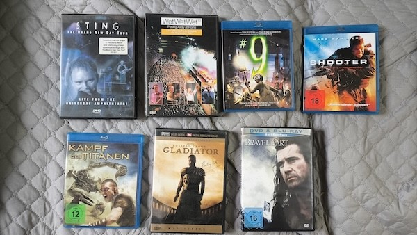 Diverse DVD´s und Blu-ray´s