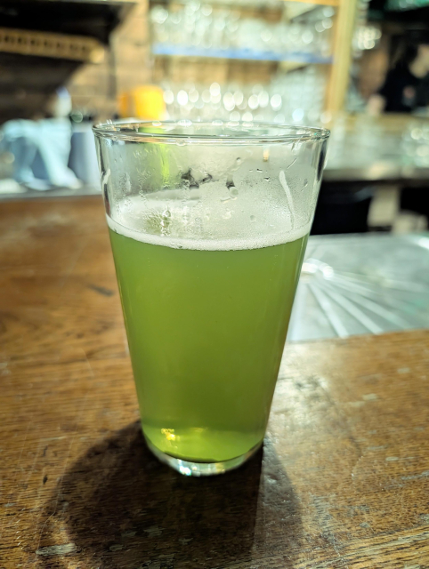 very green beer